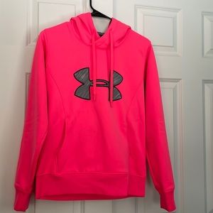 Neon Pink Breast Cancer Limited Edition Under Armor Hoodie